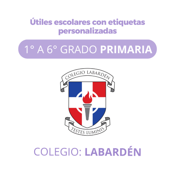 Producto - Caja Escolar - Colegio Labardén - 1ero a 6to Grado PRIMARIA