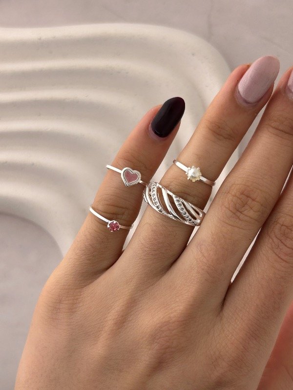 Producto - ANILLO DE PLATA DE NIÑA 0042