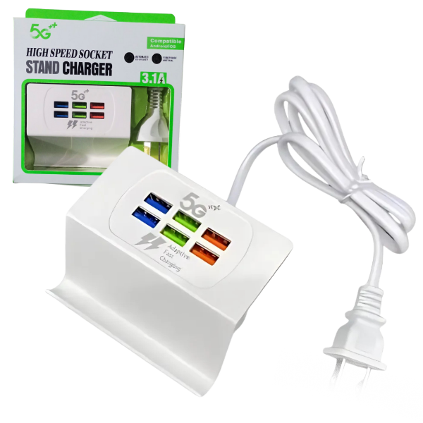 Producto - Zapatilla cargador 6 USB Stand Charged