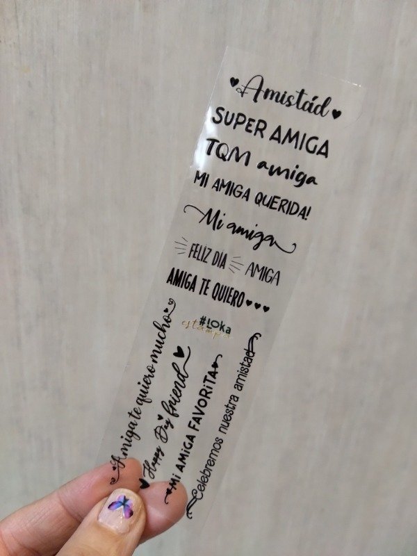 Producto - UV Tiritas 4x14cm Palabras #14