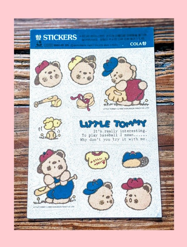 Producto - Plancha de stickers Tommy Barunson