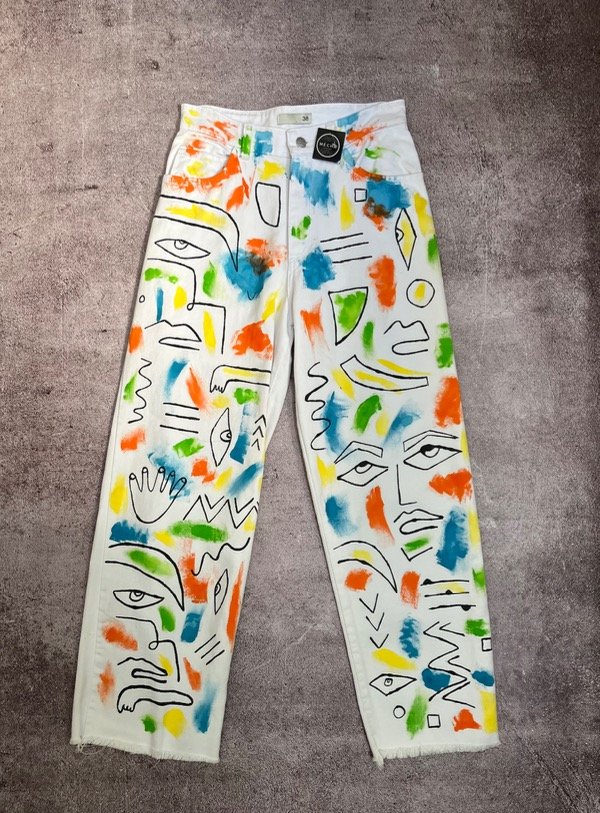 Producto - Jeans blanco wide Diseño