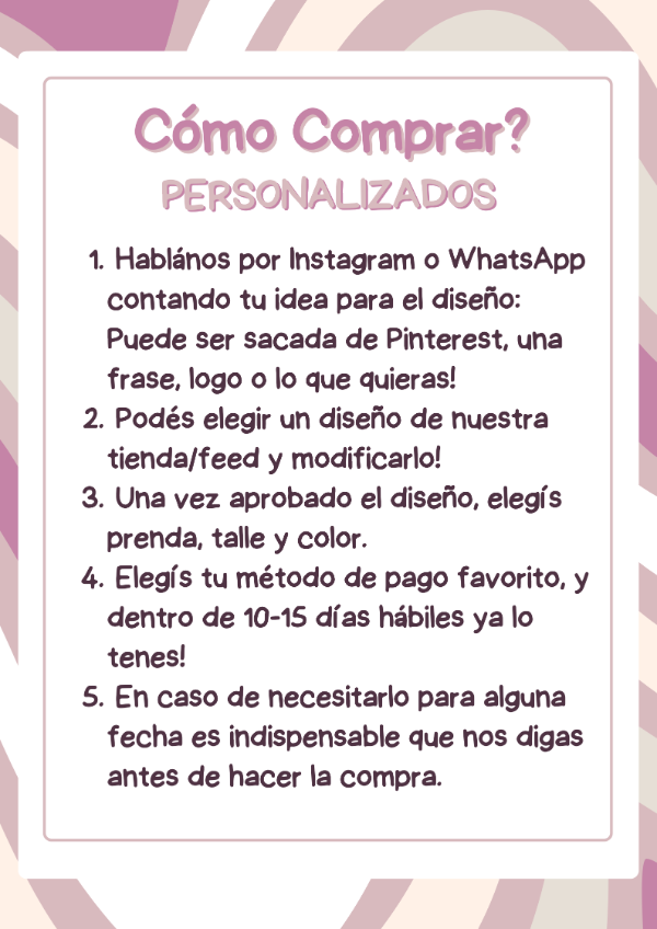 Producto - Personalizados