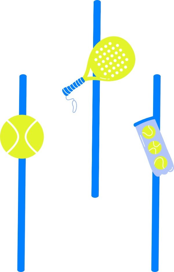 Producto - SORBETES PADEL CELESTE FORMA X 10