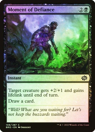 Producto - Moment of Defiance Foil  The Brothers' War