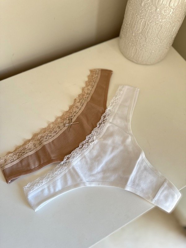 Producto - Pack less con puntilla x2 #1