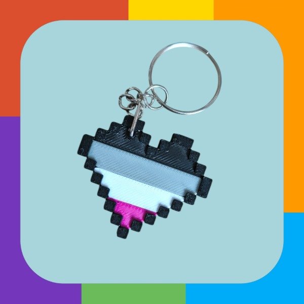 Producto - Llavero Cora Asexual