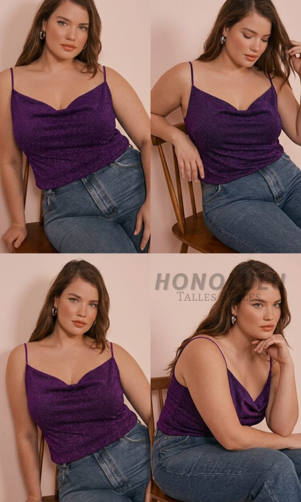 Producto - Musculosa Gisel Violeta - 0