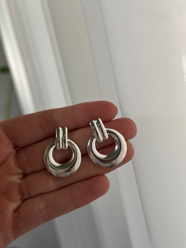 Producto - Aros pasante filipa silver