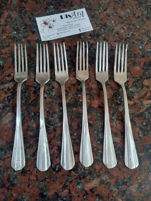 Producto - TENEDORES DE POSTRE X 6 DE ALPACA