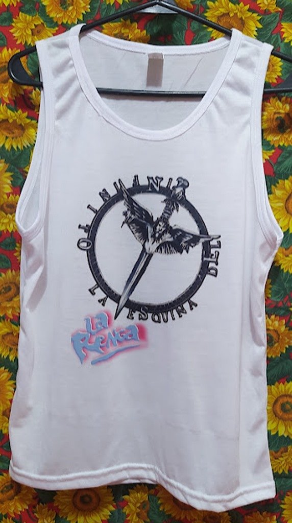 Producto - MUSCULOSA - lLA RENGA -POLIESTER TALLE S - 1