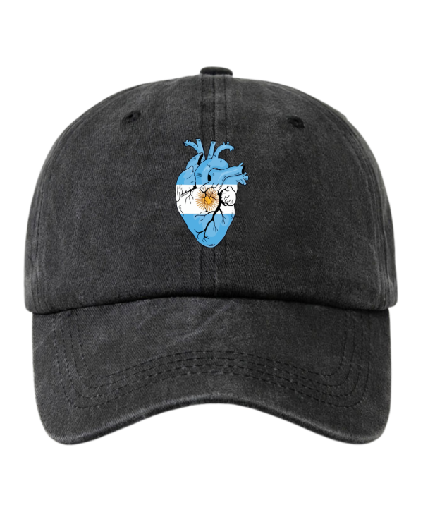 Producto - Gorra Vintage Corazón Argentino