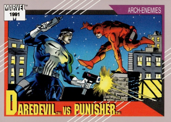 Producto - 1991 Impel Marvel Universe II  #116 - Daredevil vs. Punisher AE - 0
