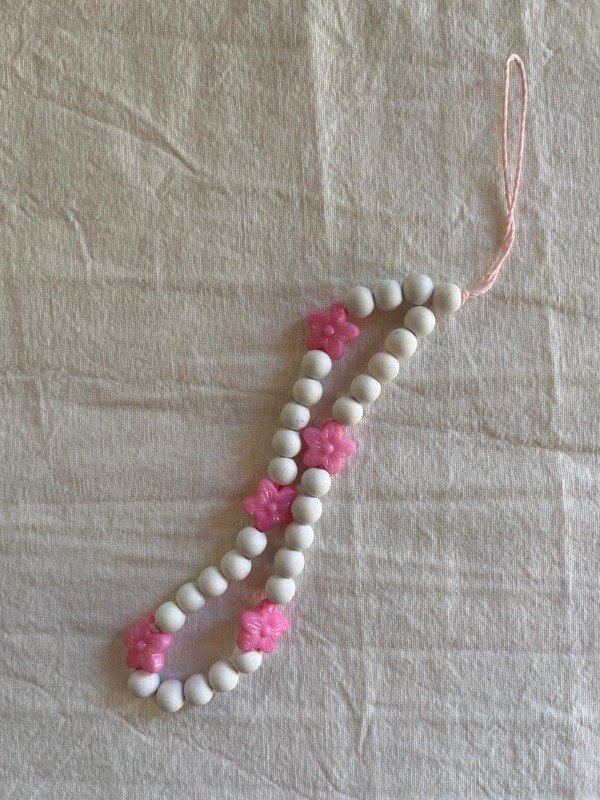 Producto - Straps para colgar flores rosa pastel