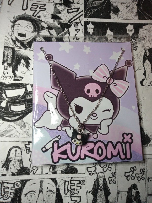 Producto - Kuromi- Colgante con dije chico