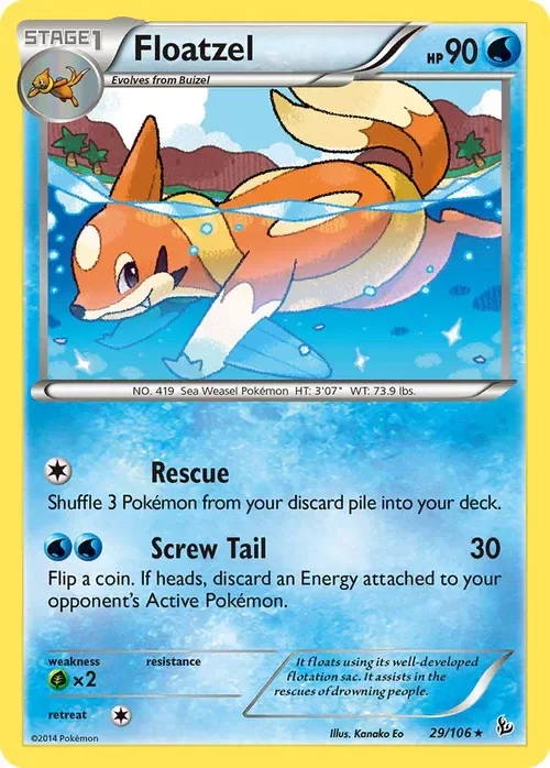 Producto - Floatzel - 29/106 - Flashfire
