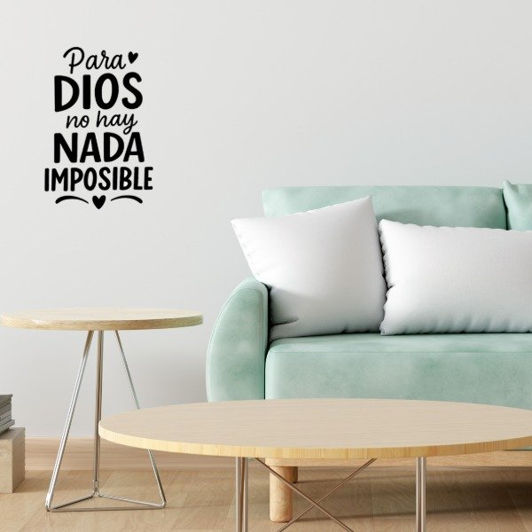Producto - Vinil decorativo PARA DIOS