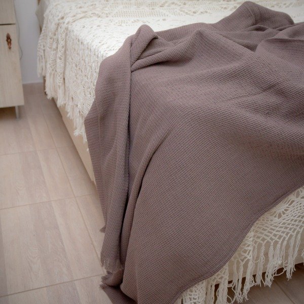 Producto - Pie de cama Wafle Visón