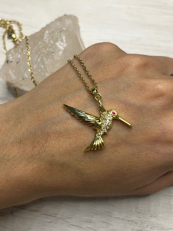 Producto - Cadena colibri dorado
