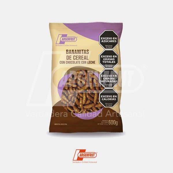 Producto - Bananita cereal bañadas con chocolate ARGENFRUT x 1 KG
