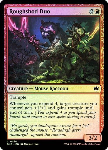 Producto - Roughshod Duo Foil  Bloomburrow