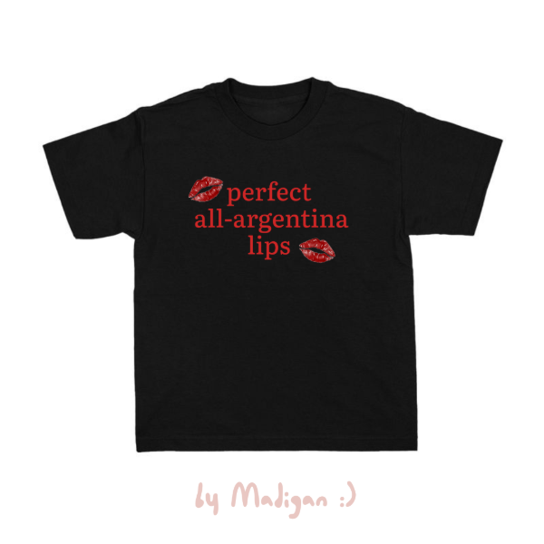 ALL ARGENTINA LIPS TEE — imagen 2