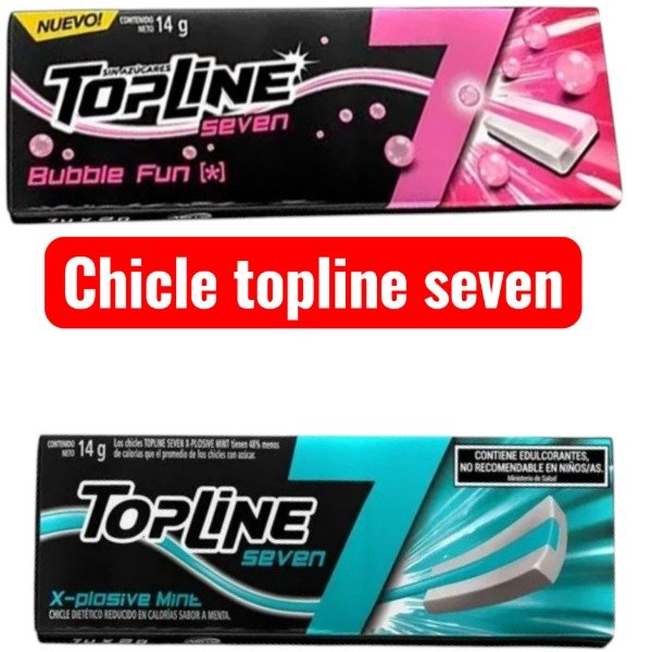 Producto - Chicle topline seven x unidad
