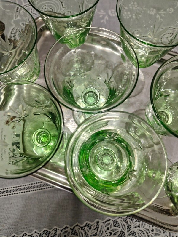 Producto - COPAS VINO DULCE CRISTAL VERDE - 2