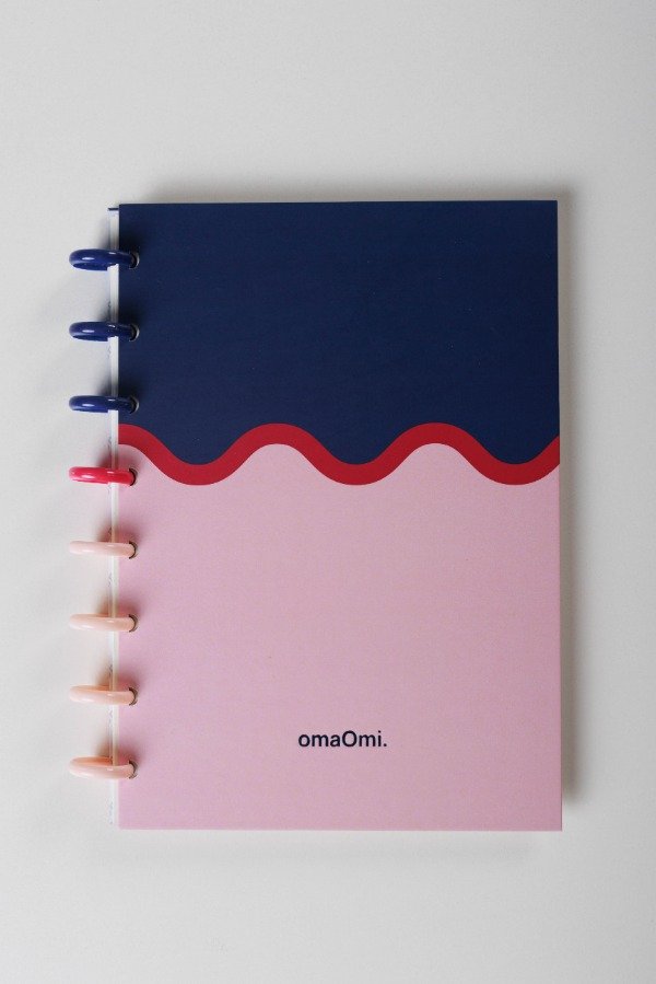 Producto - Cuaderno con sistema de discos Tapa cartón premium 100 hojas Fresa Night