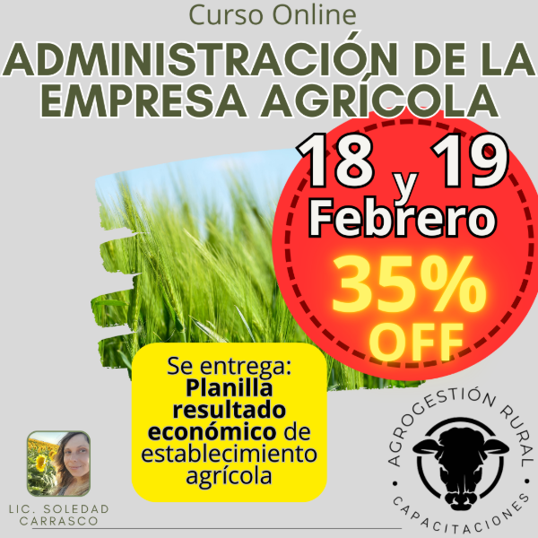 Producto - Curso Online Administración de la empresa agrícola
