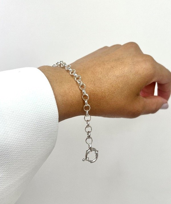 Producto - Pulsera rolo con cierre marinero (18cm largo total)