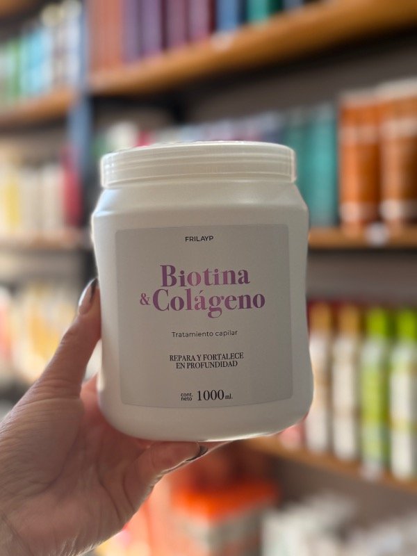 Producto - Baño de Crema Biotina + Colageno x1000g Frilayp
