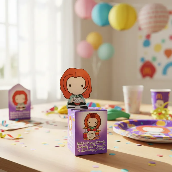 Producto - Caja Mc Donalds + Paper Toy RACHEL (en PDF)