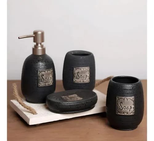 Producto - Set de baño Soap Oscuro
