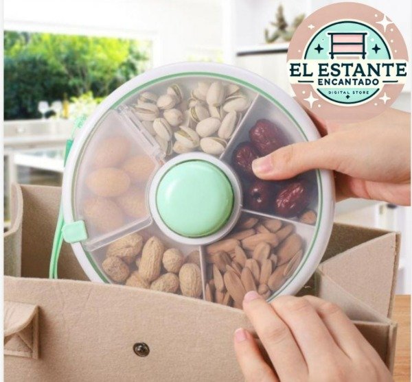 Producto - Contenedor Giratorio Con Compartimentos Snack Box