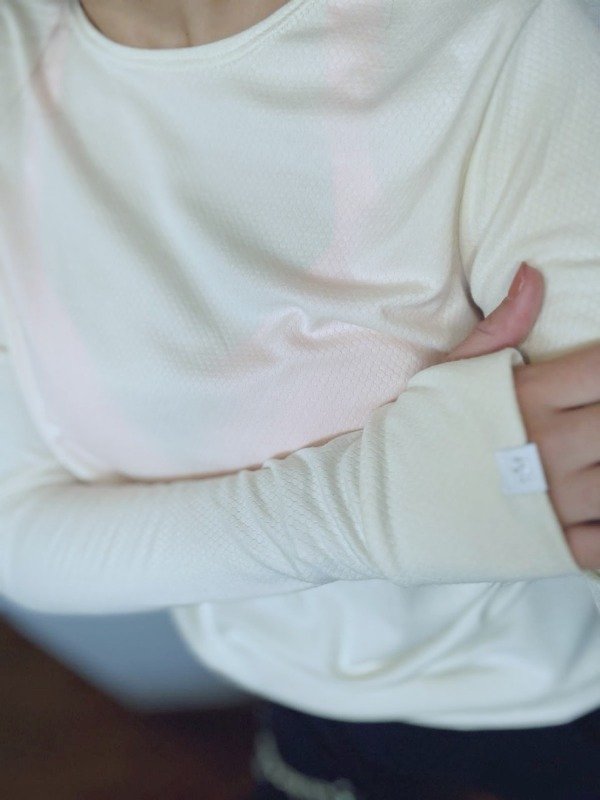 Producto - Remera ML térmica textura Blanca 3299