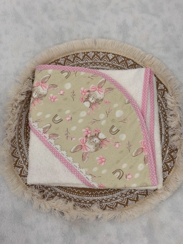 Producto - Toallon puntilla Conejas Magnolia