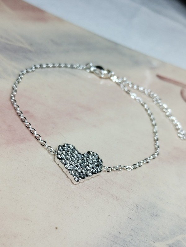 Producto - Pulsera corazón multistrass