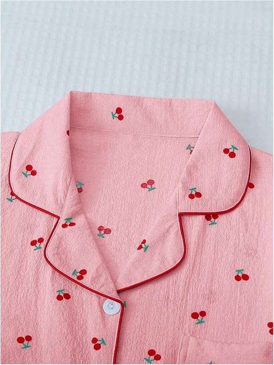 Producto - Conjunto de pijama de 2 piezas Cherry Pink - 3