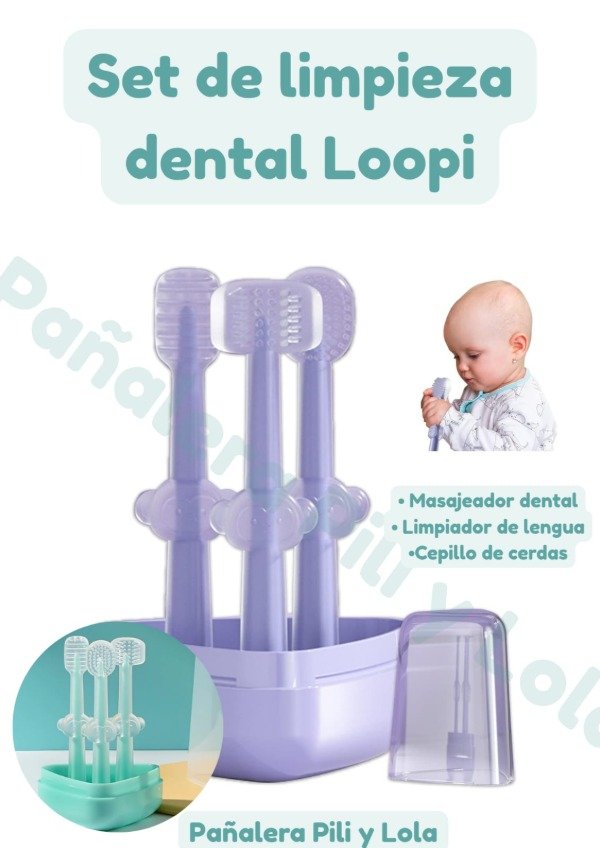 Producto - Set de Limpieza Dental Loopi ( Consultar color disponible)