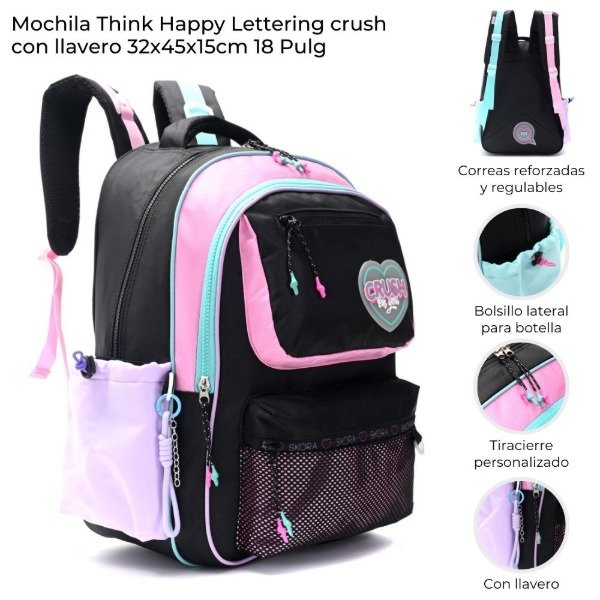 Producto - MOCHILA SKORA THINK HAPPY 42889