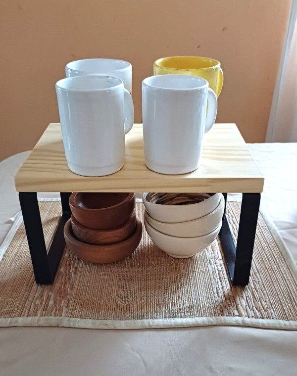 Producto - Estante Organizador Madera y Hierro ULTIMO DISPONIBLE!!