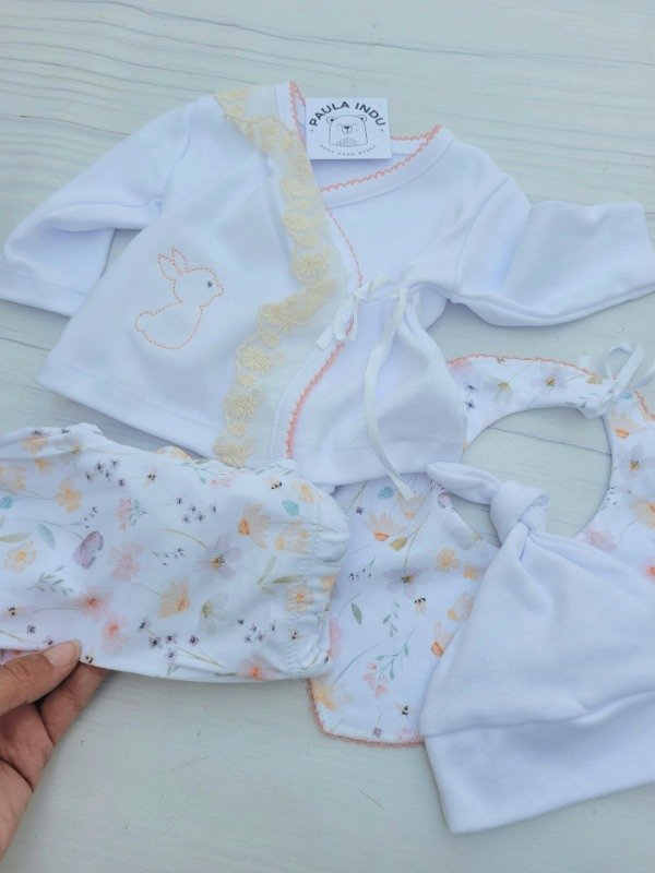 Producto - SET 4 PIEZAS PUNTILLA -  transferencia 18.445