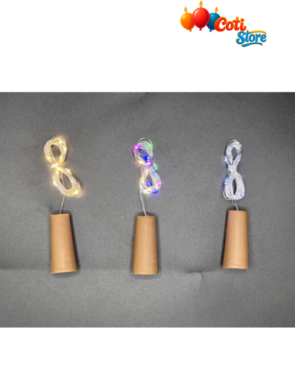 Producto - Guinarda De Luz Alambre Corcho 2mts x12 Unidades