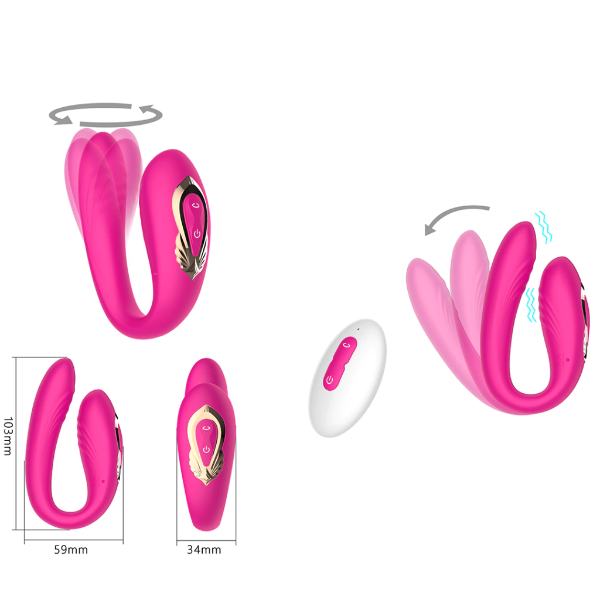 Producto - Consolador vibrador giratorio