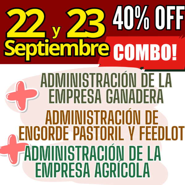 Producto - COMBO 3 CURSOS: Admin Ganadera + Engorde Pastoril y Feedlot + Admin Agrícola - 0