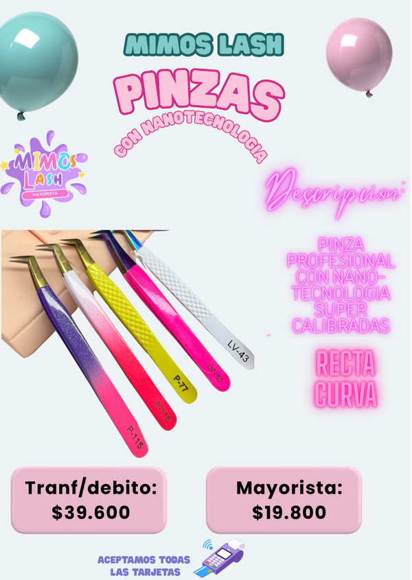 Producto - Pinzas profesionales con nanotecnología