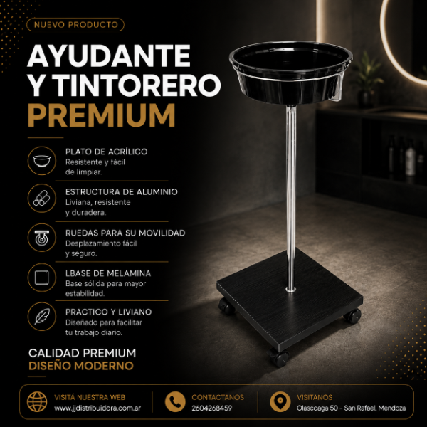 Producto - Ayudante Tintorero Un Plato Peluquería Barberia Color