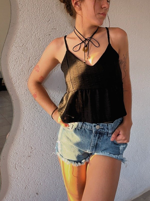 Producto - TOP VOLADO LINO