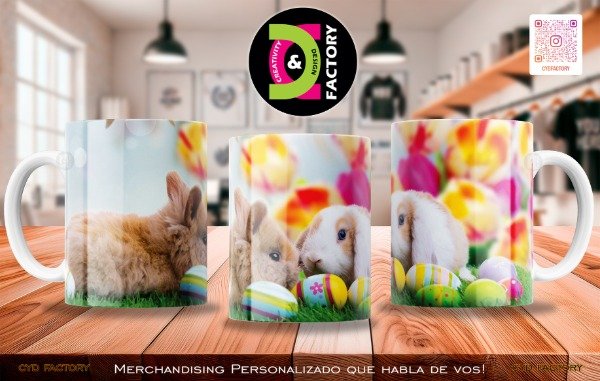 Producto - Taza Felices Pascuas - TZ-RT-BL-11OZ-180-FES-PAS